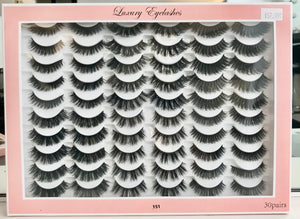 Luxury Eyelashes 151 - 30 Pairs