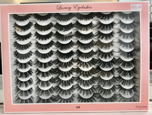 Luxury Eyelashes 152 - 30 Pairs