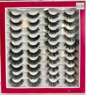 Luxury Eyelashes 01 - 20 Pairs