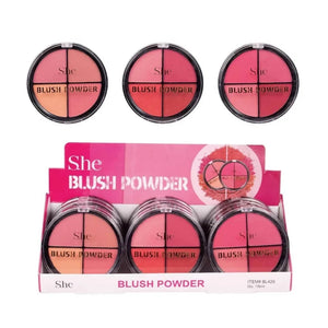 She blush powder palette