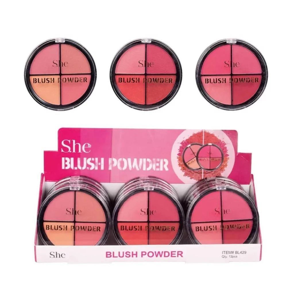 She blush powder palette