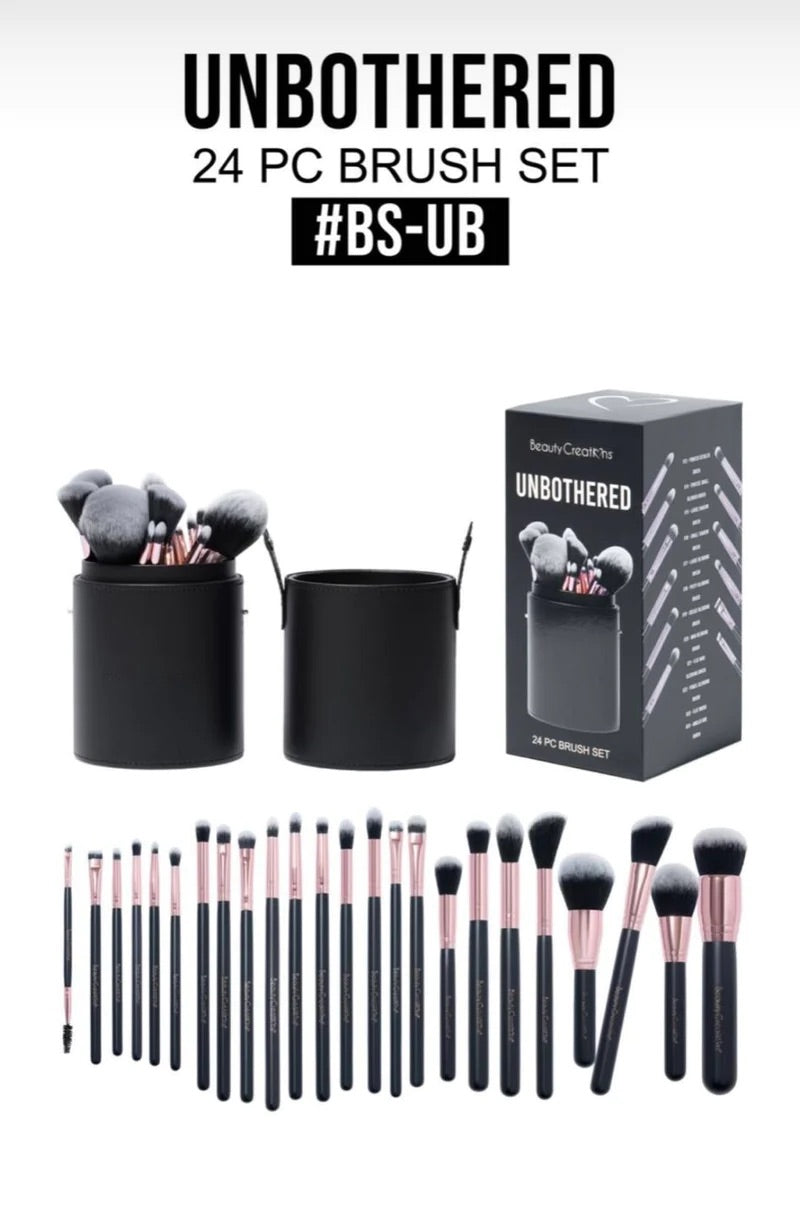 UNBOTHERED - 24 pc brush set